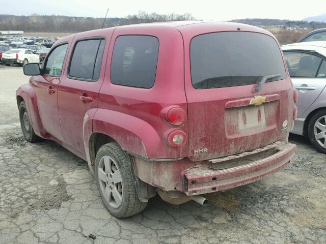 3GNBAADB5AS583061 - 2010 CHEVROLET HHR LS RED photo 3