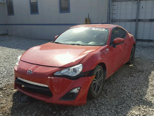 JF1ZNAA14D2728796 - 2013 TOYOTA SCION FR-S RED photo 2