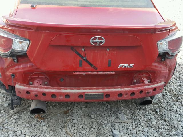 JF1ZNAA14D2728796 - 2013 TOYOTA SCION FR-S წითელი ფოტო 9