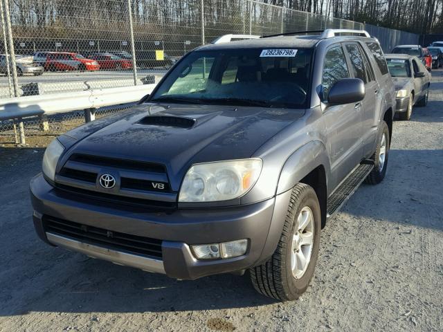 JTEBT14R340033252 - 2004 TOYOTA 4RUNNER SR GRAY photo 2