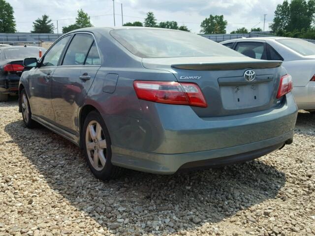 4T1BE46K17U632076 - 2007 TOYOTA CAMRY NEW GREEN photo 3