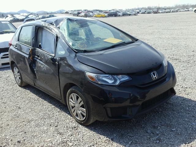 JHMGK5H53GS008323 - 2016 HONDA FIT LX أسود صورة 1