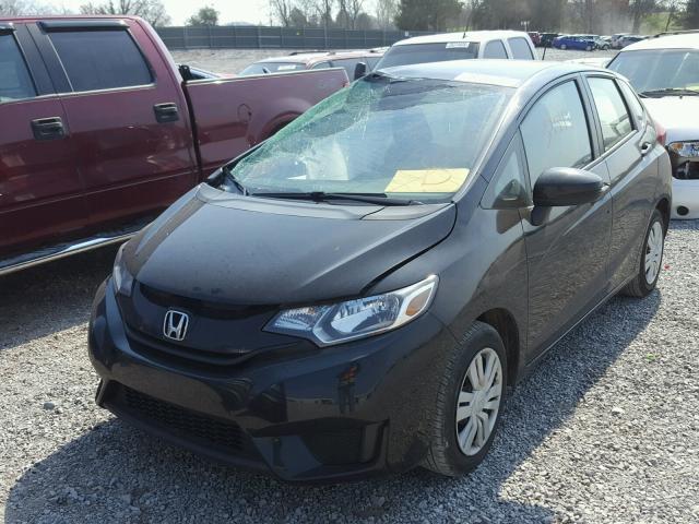 JHMGK5H53GS008323 - 2016 HONDA FIT LX أسود صورة 2
