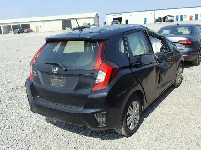 JHMGK5H53GS008323 - 2016 HONDA FIT LX BLACK photo 4