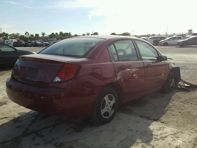 1G8AG52F75Z160632 - 2005 SATURN ION LEVEL 红色 照片 4
