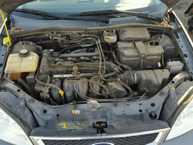 1FAHP34NX7W220054 - 2007 FORD FOCUS ZX4 CHARCOAL photo 7