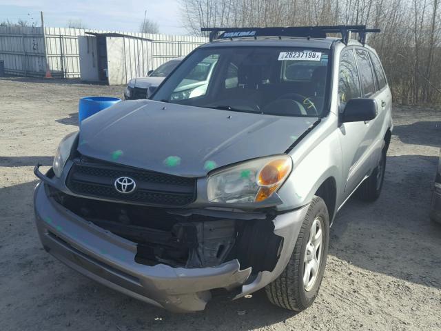 JTEGD20V740036179 - 2004 TOYOTA RAV4 SILVER photo 2