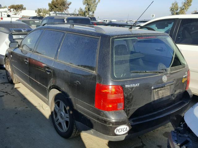 WVWWH23B0YE278410 - 2000 VOLKSWAGEN PASSAT GLX 黑色 照片 3