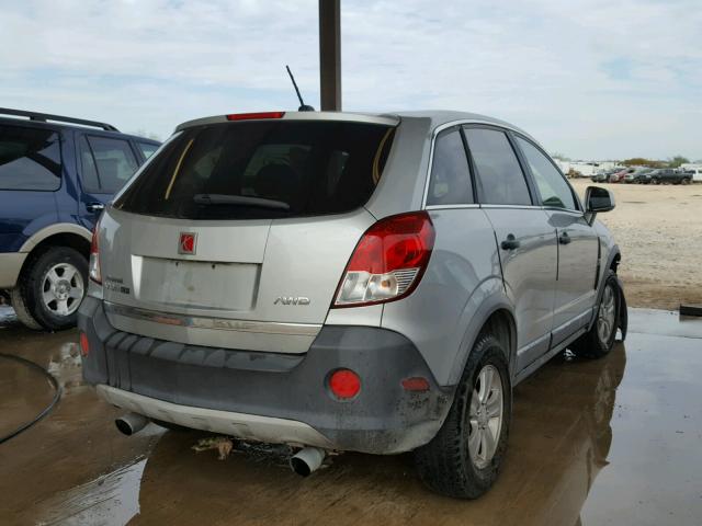 3GSDL43N49S609013 - 2009 SATURN VUE XE SILVER photo 4