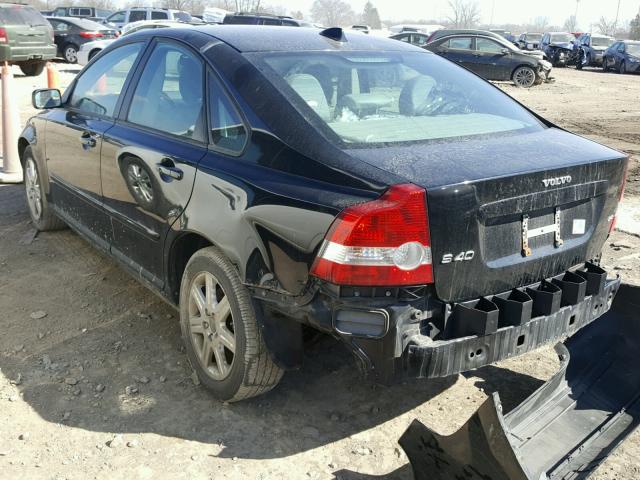 YV1MS382662217434 - 2006 VOLVO S40 2.4I BLACK photo 3