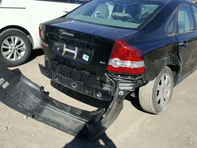 YV1MS382662217434 - 2006 VOLVO S40 2.4I BLACK photo 9