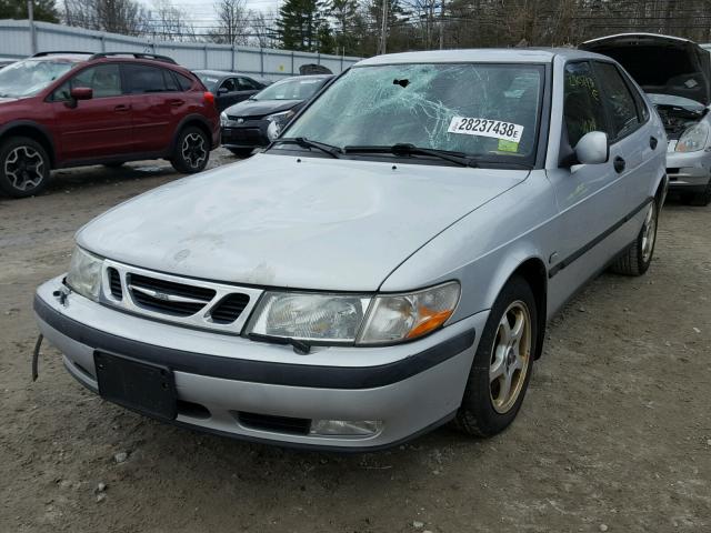 YS3DD58H012041546 - 2001 SAAB 9-3 GRAY photo 2