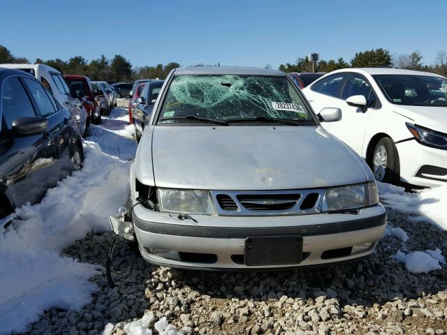 YS3DD58H012041546 - 2001 SAAB 9-3 GRAY photo 9