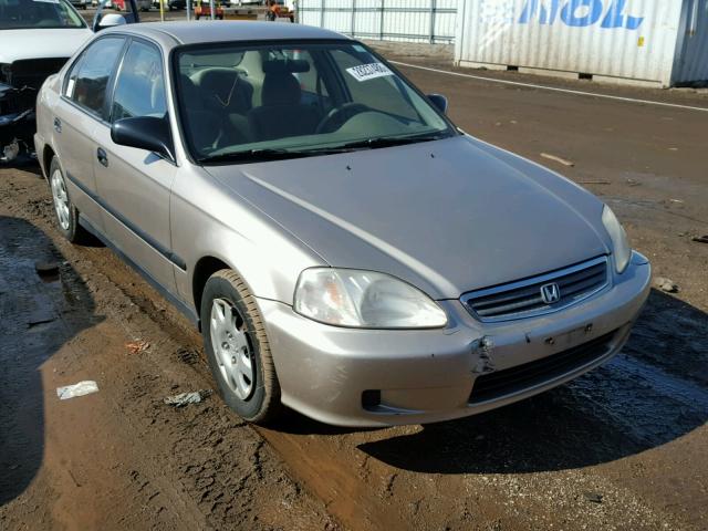 1HGEJ6675YL029855 - 2000 HONDA CIVIC LX BEIGE photo 1