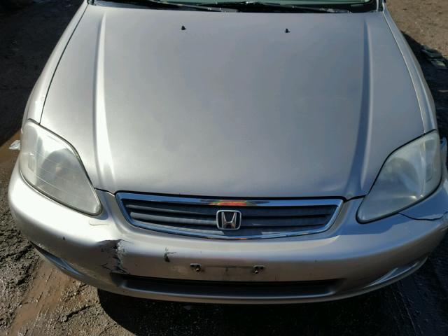 1HGEJ6675YL029855 - 2000 HONDA CIVIC LX BEIGE photo 7