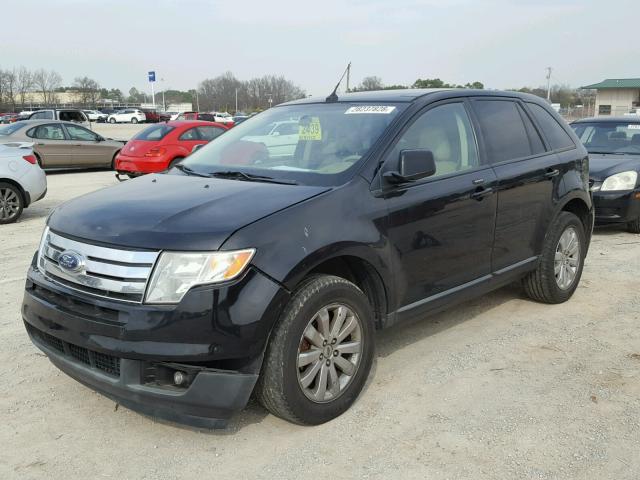 2FMDK39C17BA78530 - 2007 FORD EDGE SEL P BLACK photo 2