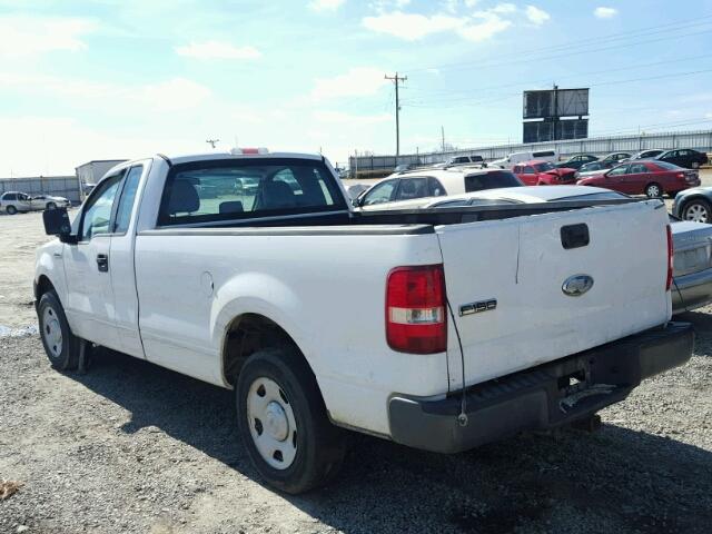 1FTRF12237NA68347 - 2007 FORD F150 WHITE photo 3