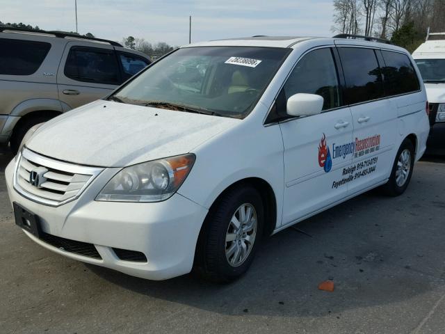 5FNRL38669B404783 - 2009 HONDA ODYSSEY EX WHITE photo 2