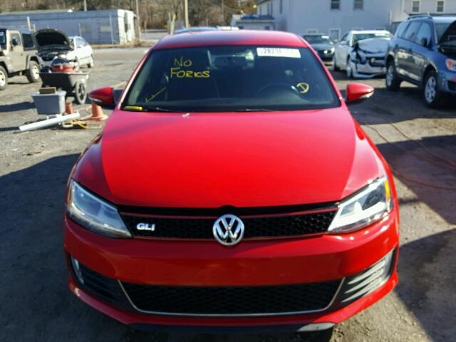 3VW4A7AJ3CM102681 - 2012 VOLKSWAGEN JETTA GLI RED photo 9