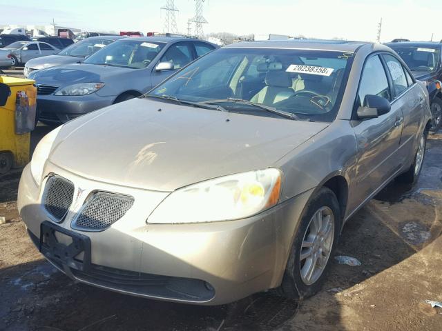 1G2ZG558664105419 - 2006 PONTIAC G6 SE1 GOLD photo 2