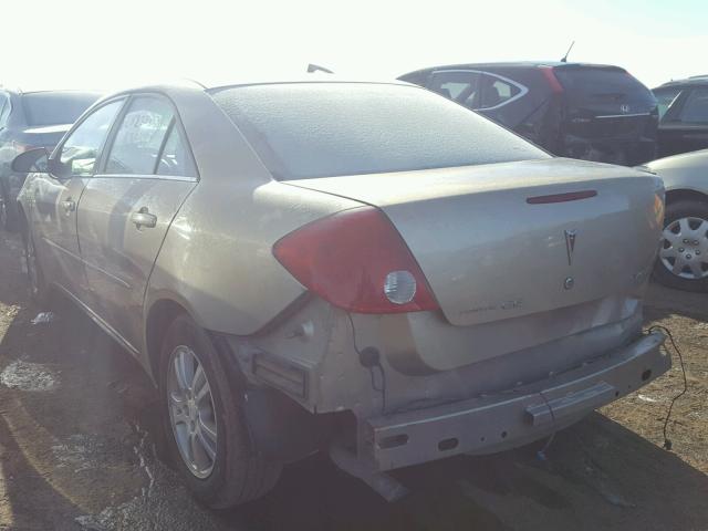 1G2ZG558664105419 - 2006 PONTIAC G6 SE1 GOLD photo 3