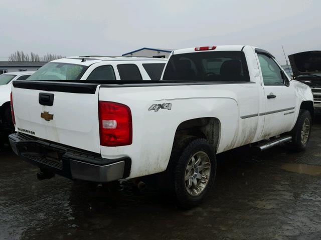 1GCEK14C08Z110662 - 2008 CHEVROLET SILVERADO WHITE photo 4