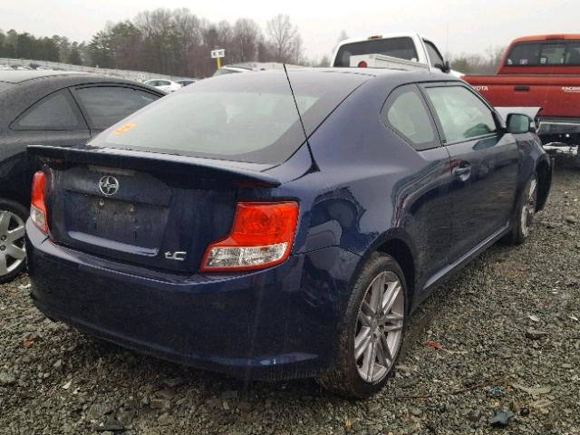 JTKJF5C71B3015500 - 2011 TOYOTA SCION TC 蓝色 照片 4