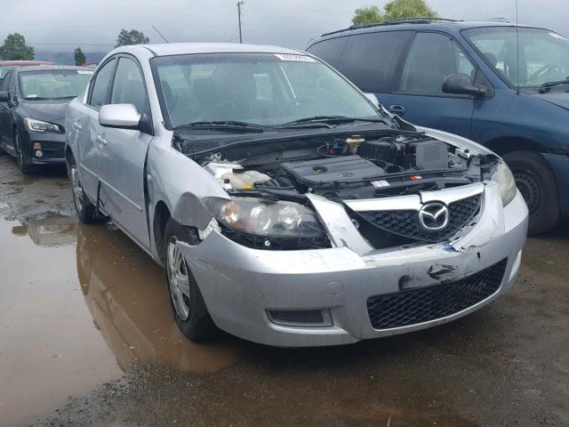 JM1BK12G681844195 - 2008 MAZDA 3 I SILVER photo 1