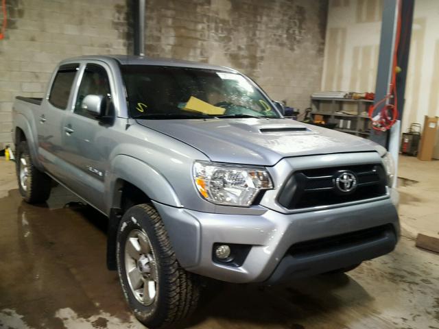 3TMLU4EN7FM191418 - 2015 TOYOTA TACOMA DOU SILVER photo 1