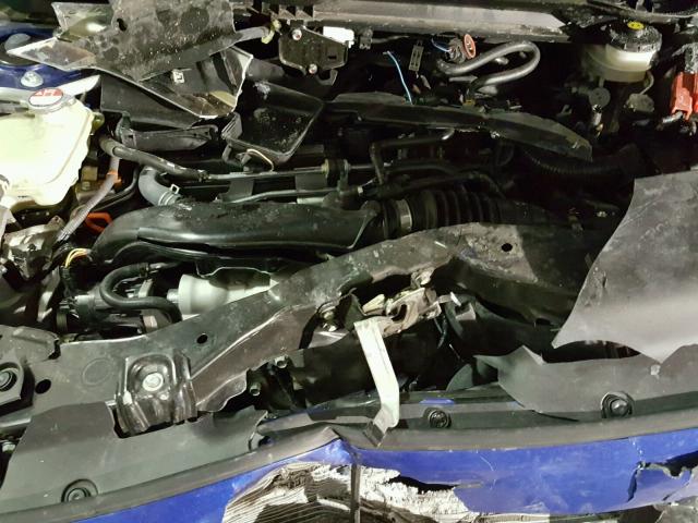 2HGFC3B36GH361072 - 2016 HONDA CIVIC EX BLUE photo 7