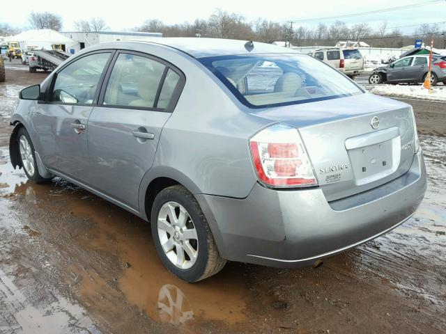 3N1AB61E87L609459 - 2007 NISSAN SENTRA 2.0 GRAY photo 3