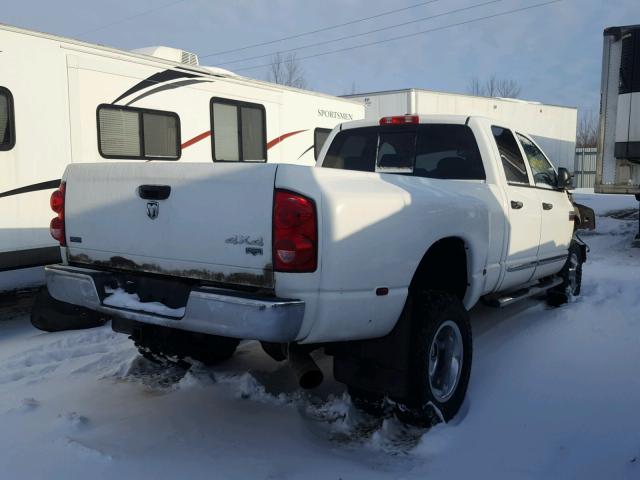 3D7MX48A48G195311 - 2008 DODGE RAM 3500 S WHITE photo 4