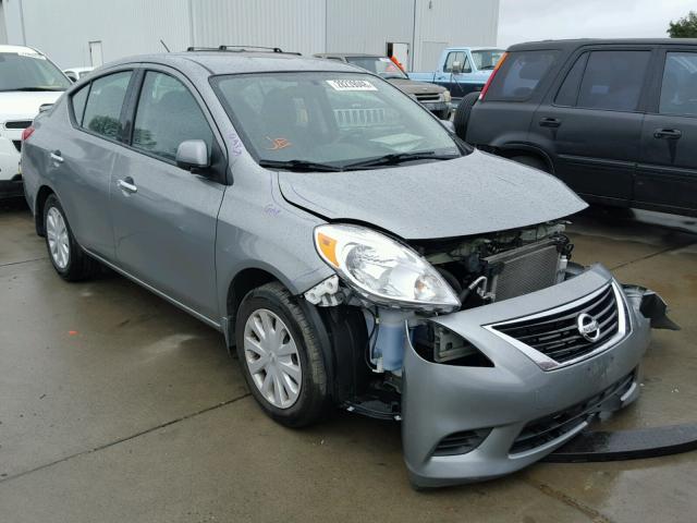 3N1CN7AP9EL876498 - 2014 NISSAN VERSA S SILVER photo 1