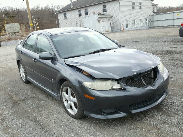 1YVHP80D055M03657 - 2005 MAZDA 6 S GRAY photo 1