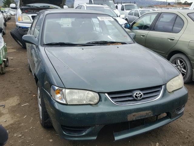 1NXBR12E71Z437965 - 2001 TOYOTA COROLLA CE GREEN photo 1