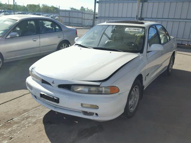 4A3AJ56G7TE259320 - 1996 MITSUBISHI GALANT ES WHITE photo 2