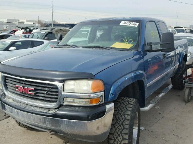 1GTEK19T51Z241777 - 2001 GMC NEW SIERRA BLUE photo 2