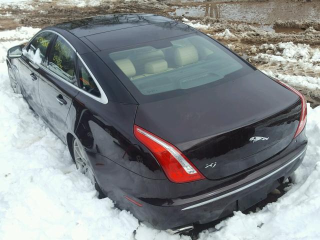 SAJWA1CB2BLV12050 - 2011 JAGUAR XJ BLACK photo 3