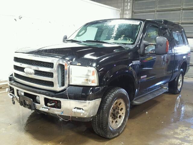 1FTSX21P16ED93076 - 2006 FORD F250 BLACK photo 2