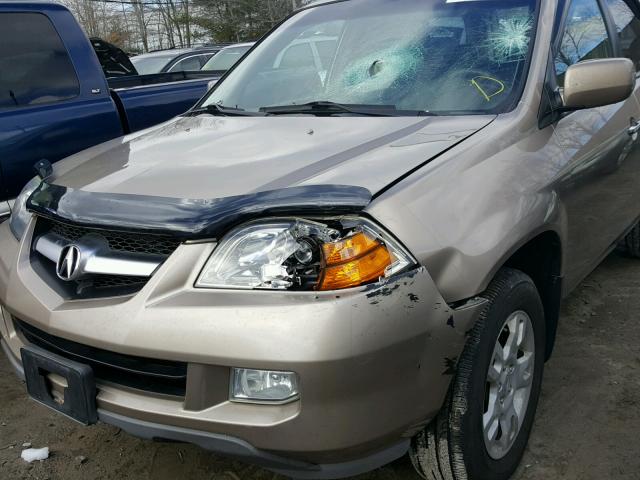 2HNYD18634H543425 - 2004 ACURA MDX TOURIN GOLD photo 9