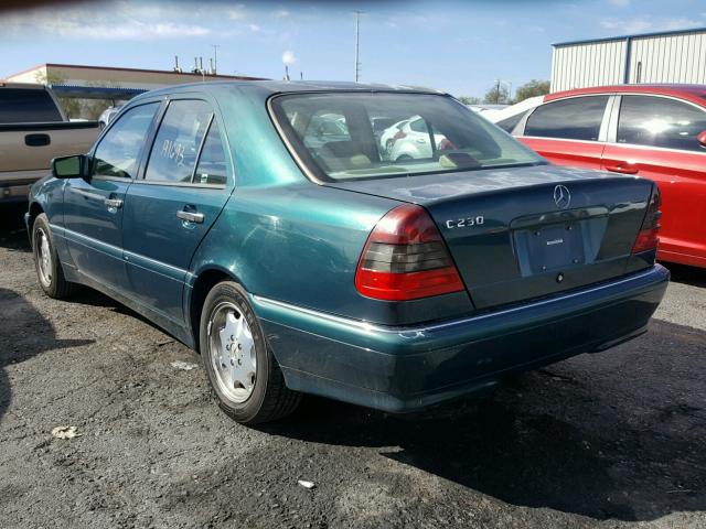 WDBHA23G1WA632012 - 1998 MERCEDES-BENZ C 230 GREEN photo 3