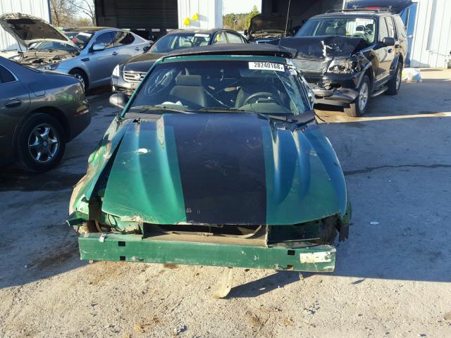 1FAFP46VXXF154342 - 1999 FORD MUSTANG CO GREEN photo 10