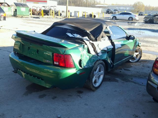 1FAFP46VXXF154342 - 1999 FORD MUSTANG CO GREEN photo 4