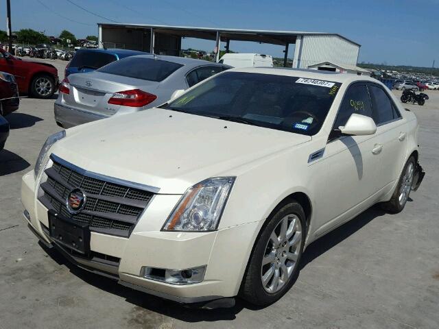 1G6DT57V090109002 - 2009 CADILLAC CTS HI FEA WHITE photo 2