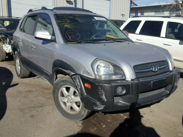 KM8JN12D95U112027 - 2005 HYUNDAI TUCSON GLS SILVER photo 1