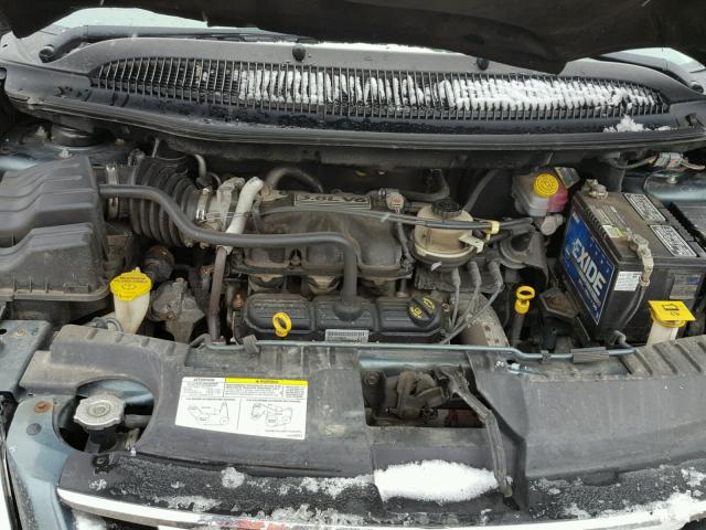 2A4GP54L07R158019 - 2007 CHRYSLER TOWN & COU BLUE photo 7