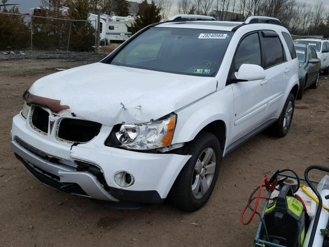 2CKDL63F076002983 - 2007 PONTIAC TORRENT WHITE photo 2