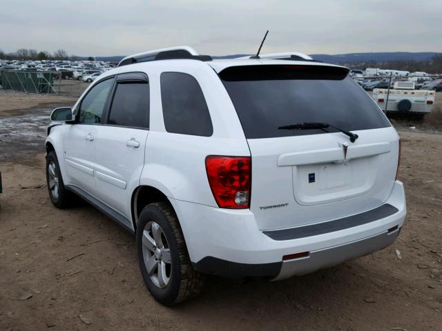 2CKDL63F076002983 - 2007 PONTIAC TORRENT WHITE photo 3