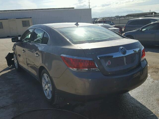1G4GC5GG6AF267742 - 2010 BUICK LACROSSE C GRAY photo 3
