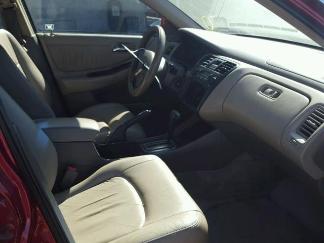 1HGCG16562A005283 - 2002 HONDA ACCORD EX MAROON photo 5